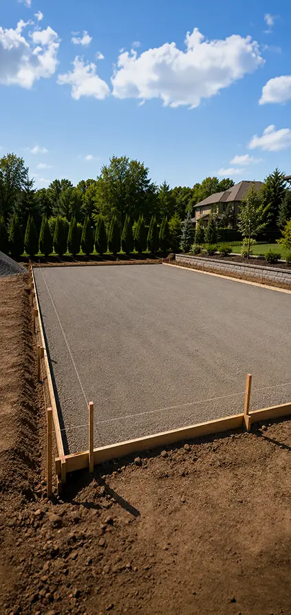 New Court Construction Grading