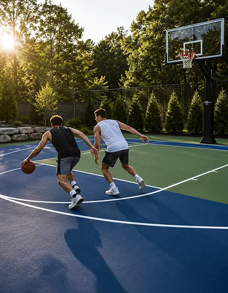 New Basketball Court Construction