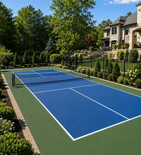 New Tennis Court Construction